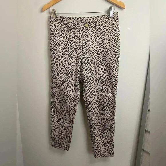 Bianca Nygard - Leopard print capri pants petite - US 6P - Picture 1 of 7